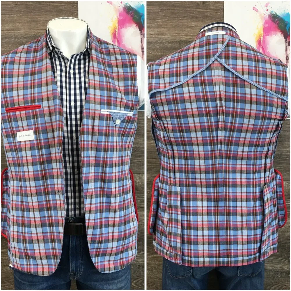 New Men's John W Nordstrom Blazer Sport Coat Two Button Cotton Sports Jacket 40R